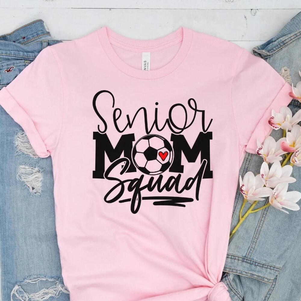 Senior Soccer Mom Squad Shirt, Game Day Tee